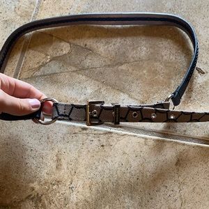 Michael Kors thin signature belt